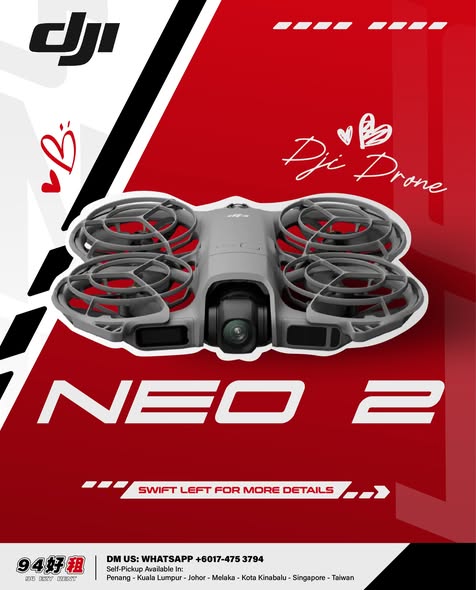 DJI Neo 2 available for rent at 94 Ezy Rent