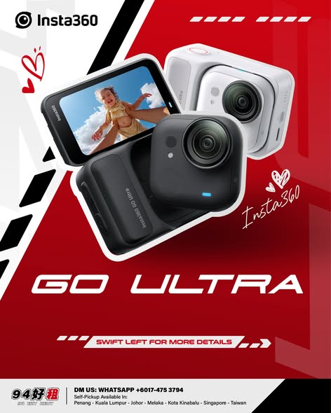 Insta360 GO Ultra available for rent at 94 Ezy Rent